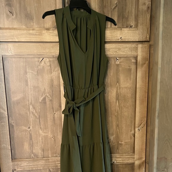 SHEIN Layered Belted Summer Maxi Dress - Picture 4 of 7